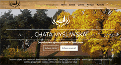 Desktop Screenshot of chatamysliwska.net
